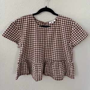 Madewell Peplum Top